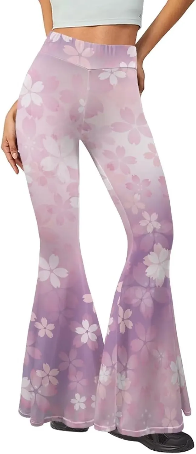 Ladies Womens Flare Leggings Flare Sweatpants Women Butt Lift