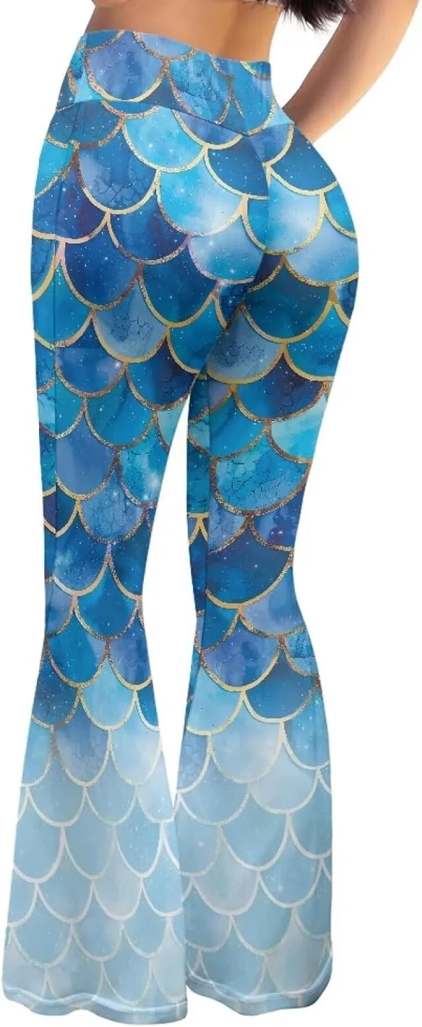 Ladies Womens Flare Leggings Flare Sweatpants Women Butt Lift