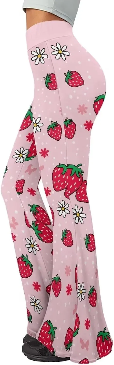 Ladies Womens Flare Leggings Flare Sweatpants Women Butt Lift