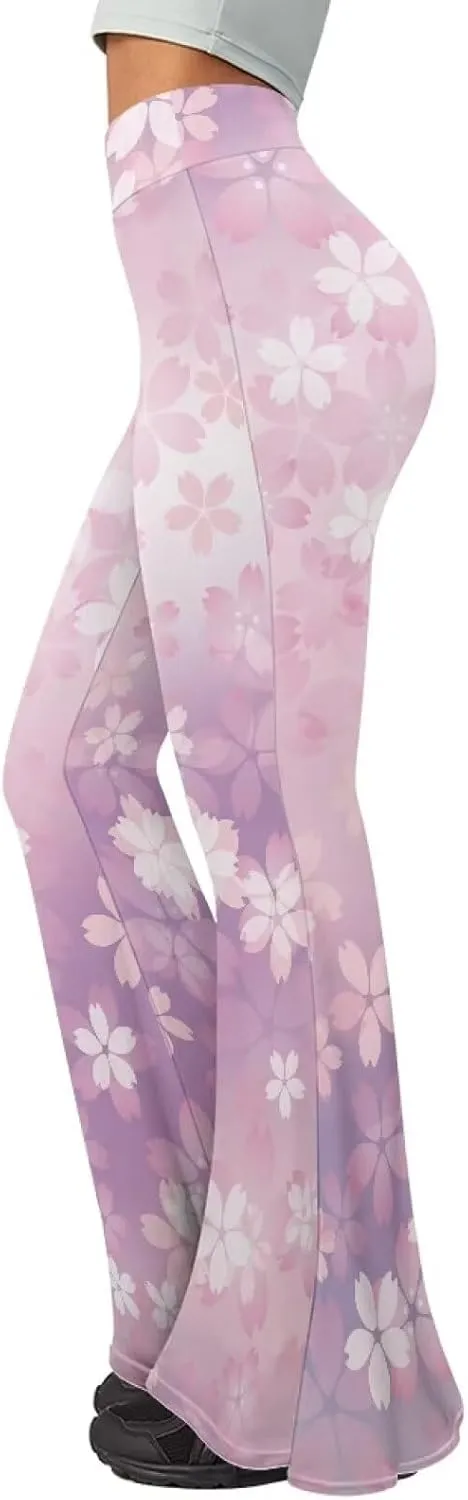 Ladies Womens Flare Leggings Flare Sweatpants Women Butt Lift