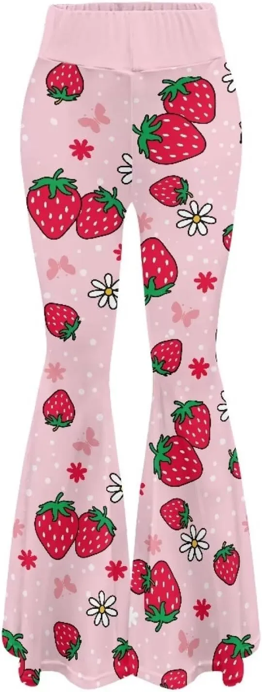 Ladies Womens Flare Leggings Flare Sweatpants Women Butt Lift