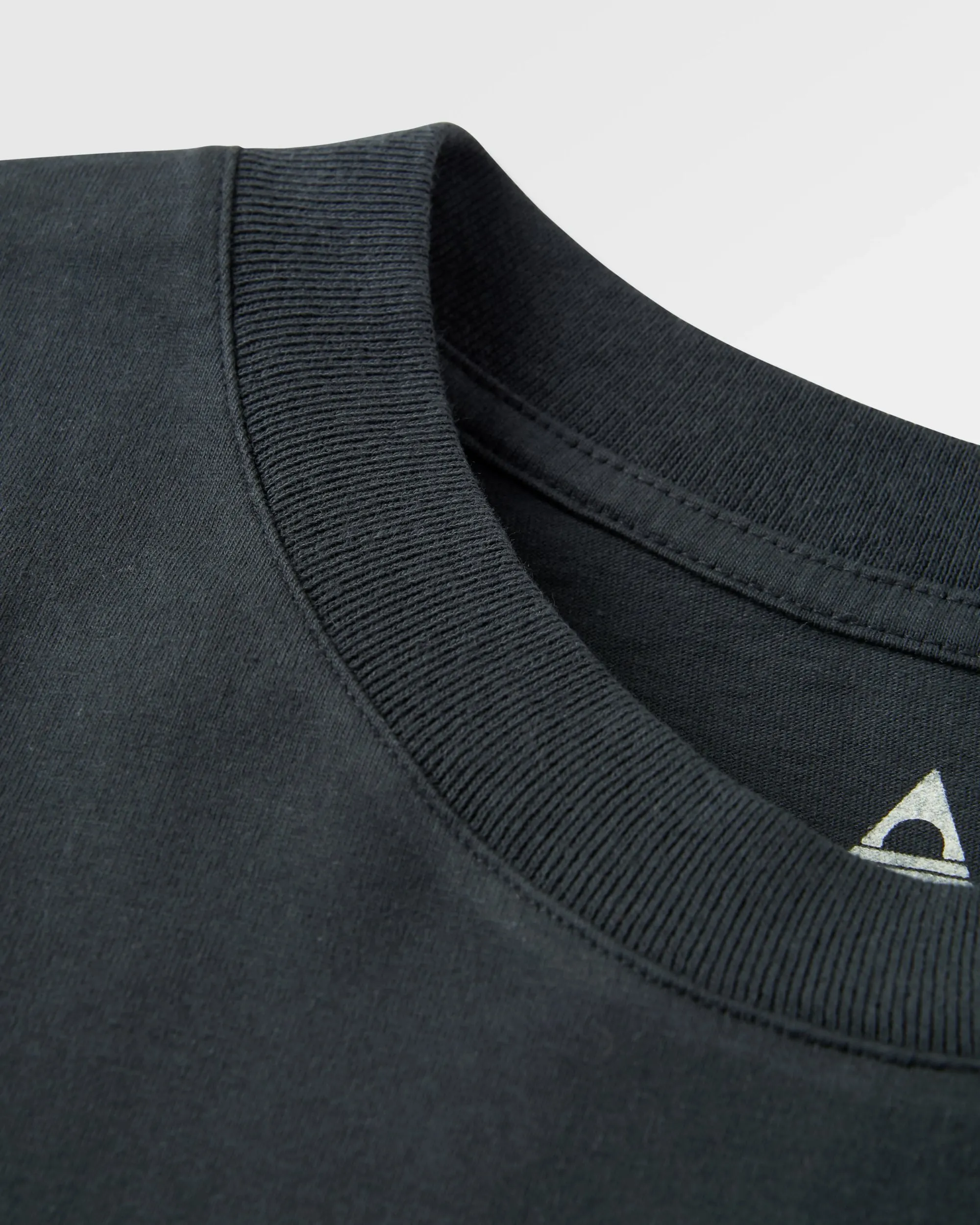 Laidback Recycled Cotton Relaxed Fit T-Shirt - Black