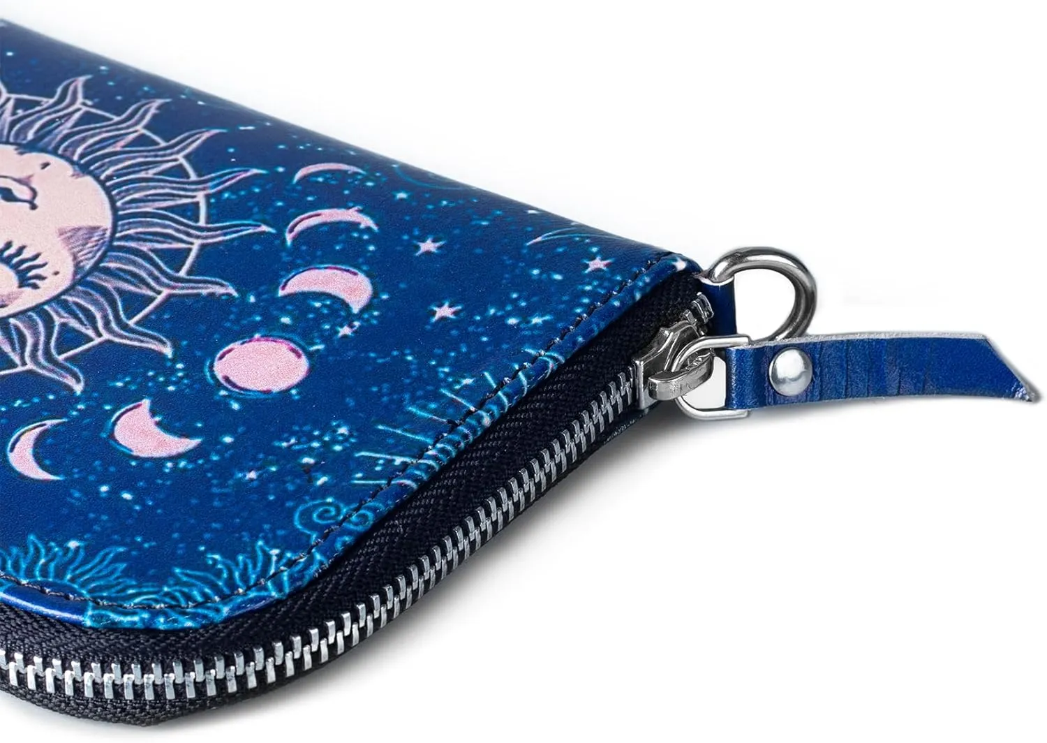 Leather Clutch Purse For Women,Slim Wristlet Handbag Zipper Closure,All Occasion Casual Party Clutch Multicompartment