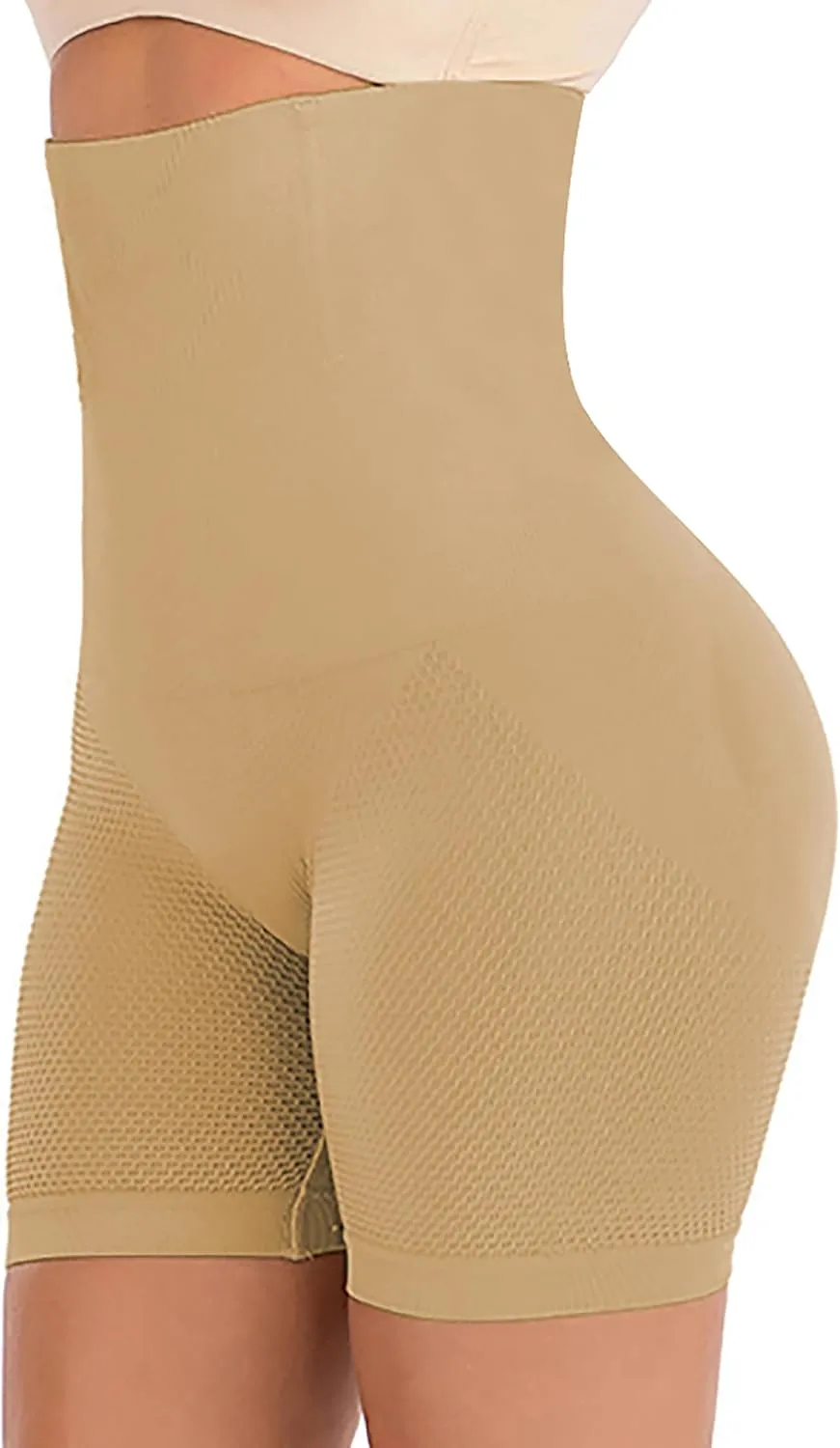 Lelinta Shapewear Shorts For Women Tummy Control High Waist Body Shaper Compression Thigh Slimmer Butt Lifter Panties