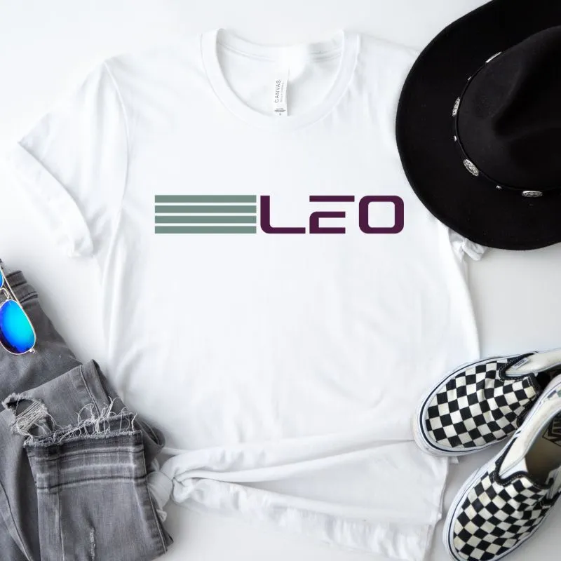 Leo Zodiac Vintage Design PNG Download