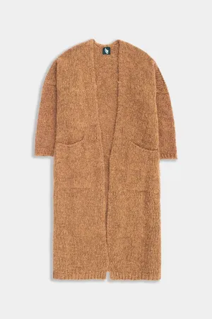 Long Cardigan Camel