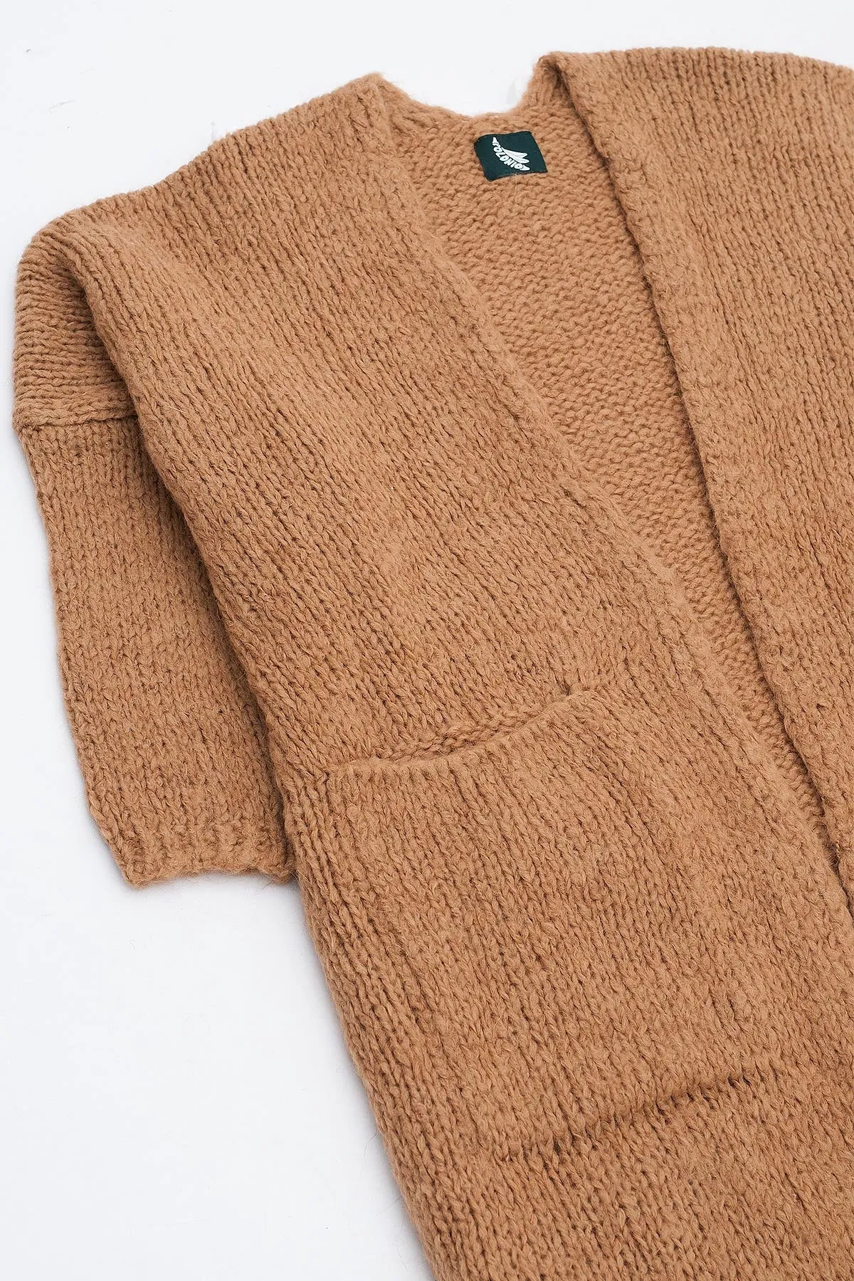 Long Cardigan Camel