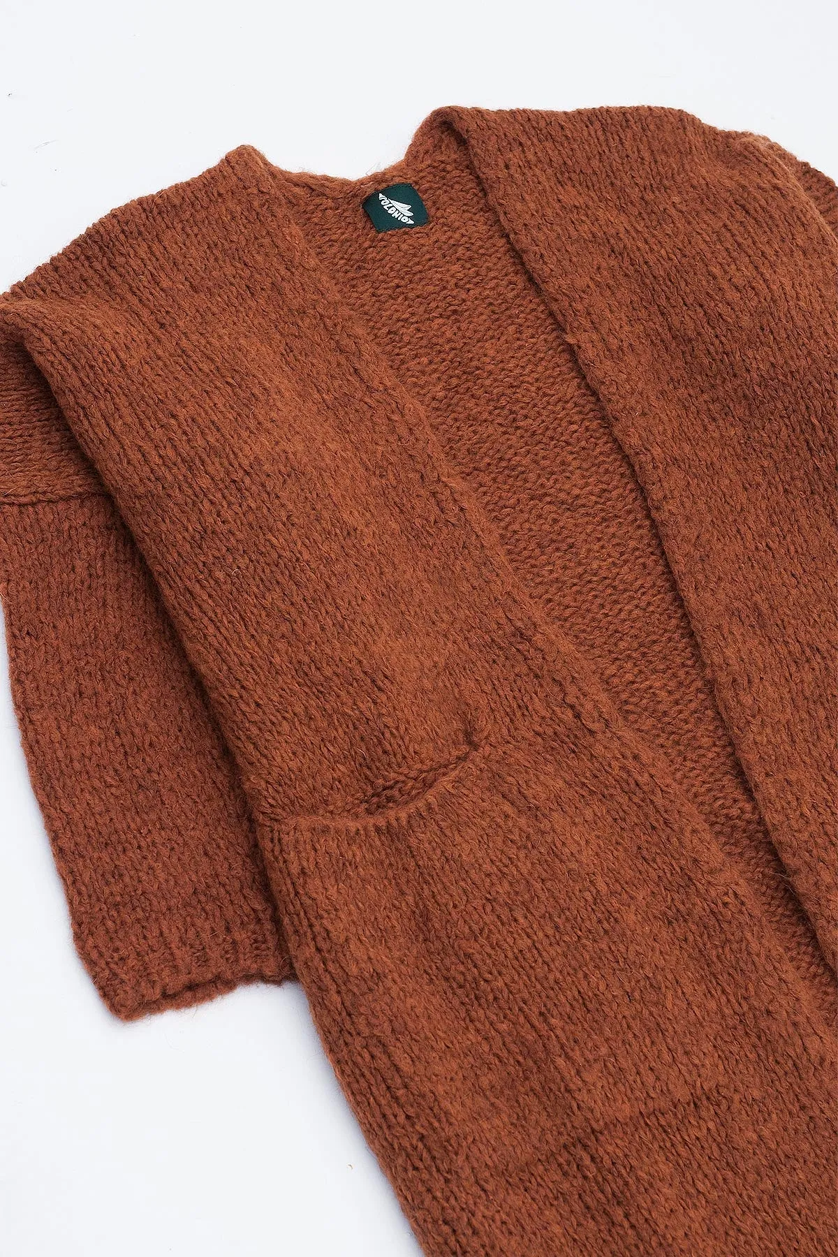 Long Cardigan Umber