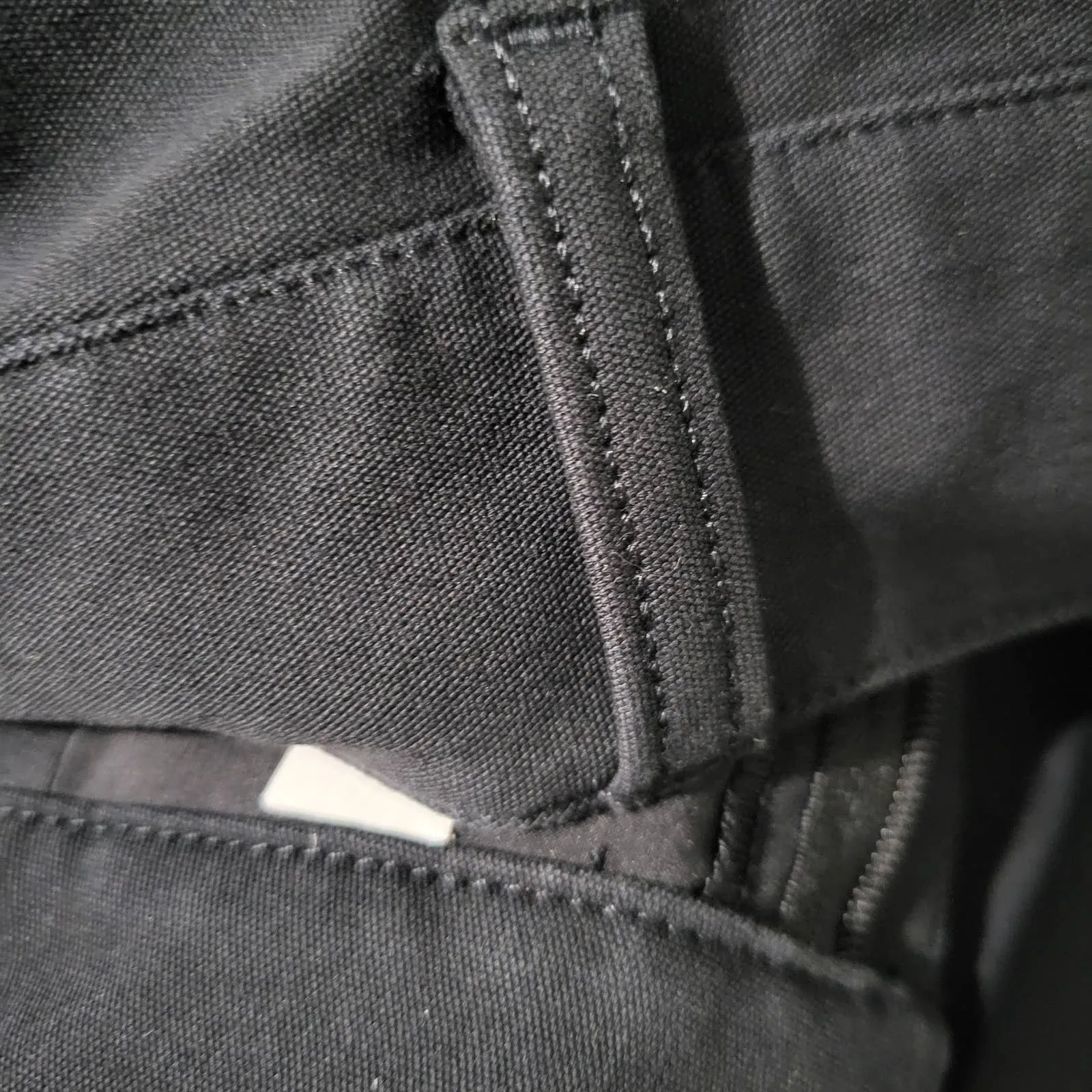 Lululemon City Sleek Pants Black Five Pocket Wide Leg High Rise Cotton Blend Activewear Unlined Size 27