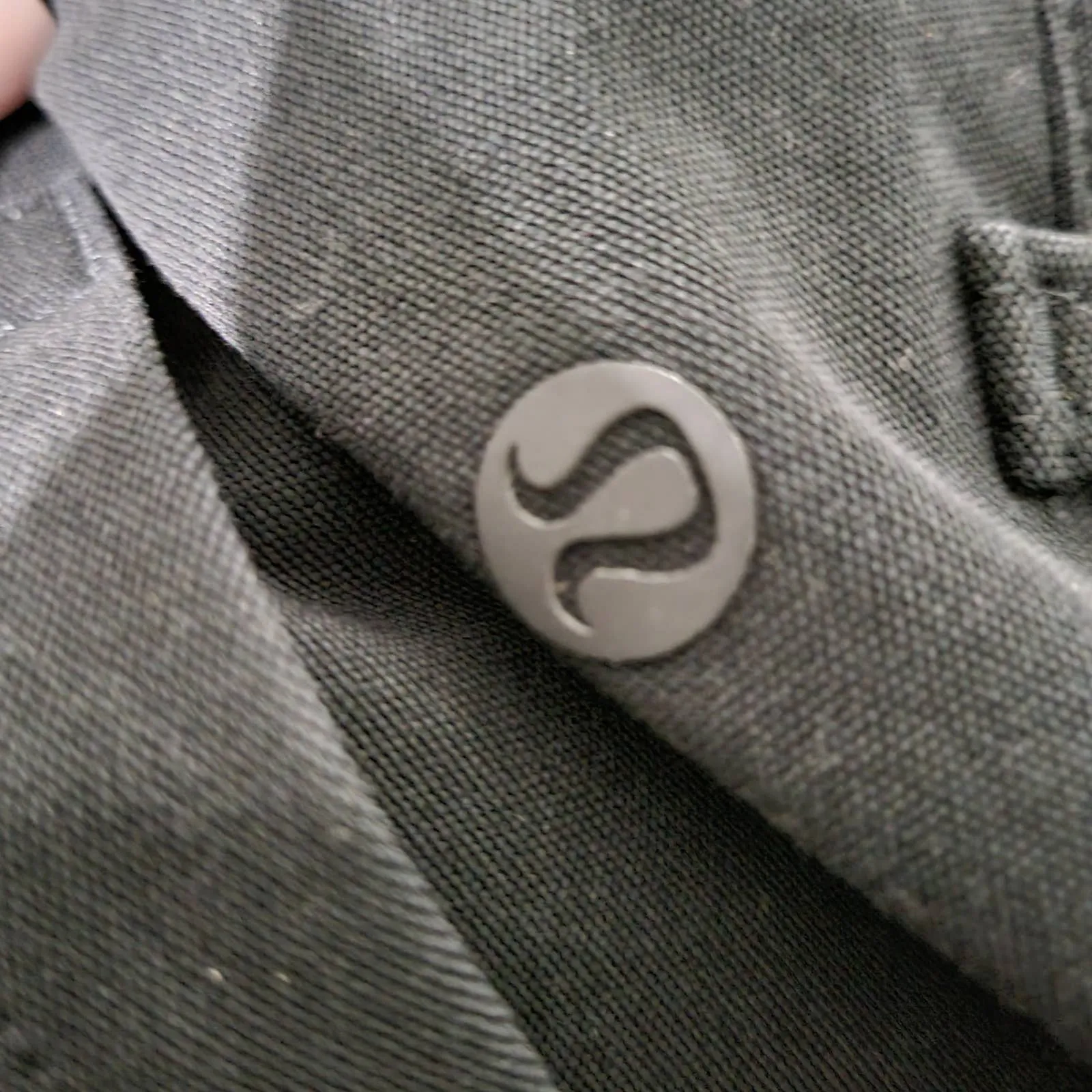 Lululemon City Sleek Pants Black Five Pocket Wide Leg High Rise Cotton Blend Activewear Unlined Size 27