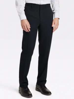 Men's Plain Classic Pants,Black