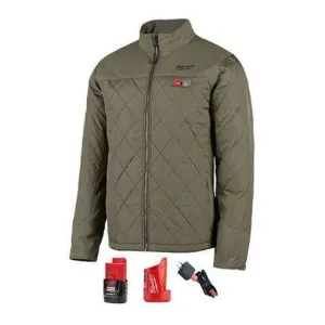 Milwaukee 203OG-21M M12 Heated Axis Jacket Kit Medium, Olive Green