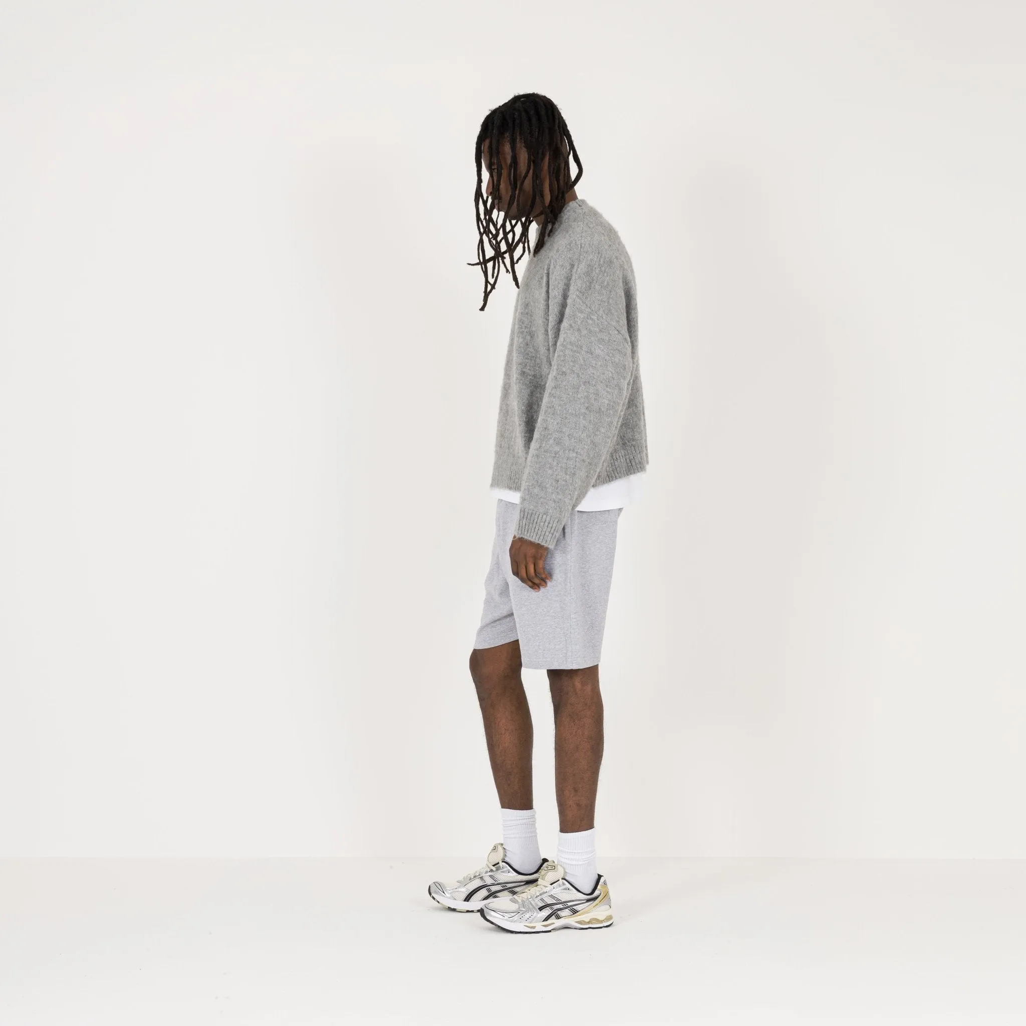 Mohair Sweatshirt - Glacial Grey