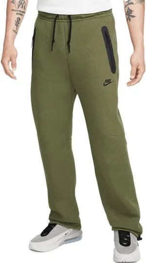 Nike Sportswear Tech Fleece Men's Open-Hem Sweatpants (Medium Olive/Black, FB8012-222) Size Large