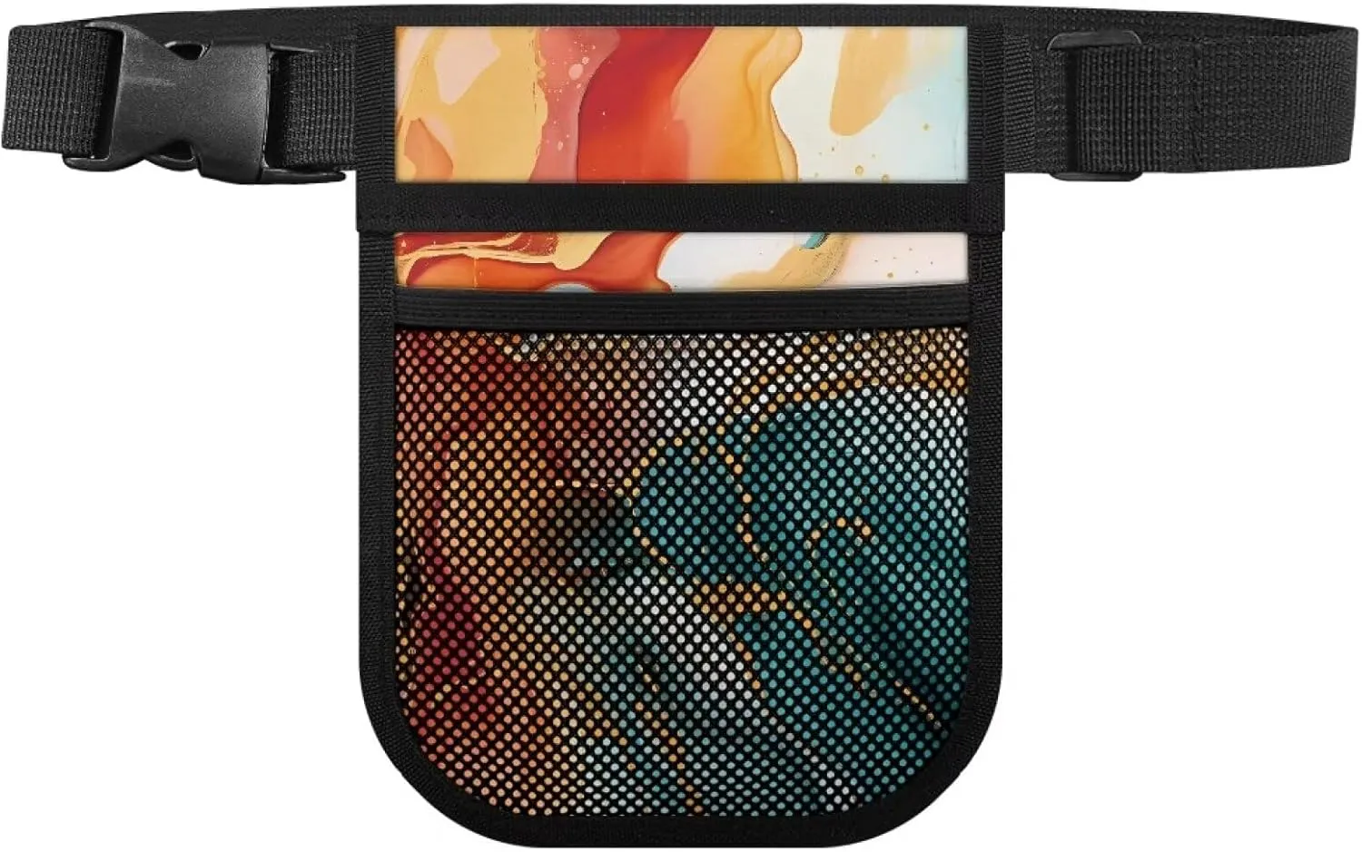 Nurse Fanny Pack,Colored Marble Nurse Pouch for Women Nurse Tool Belt, Nurses Utility Storage Pocket Organizer, Utility Waist Pack Multi Compartment Medical Gear Pocket Belt Bag