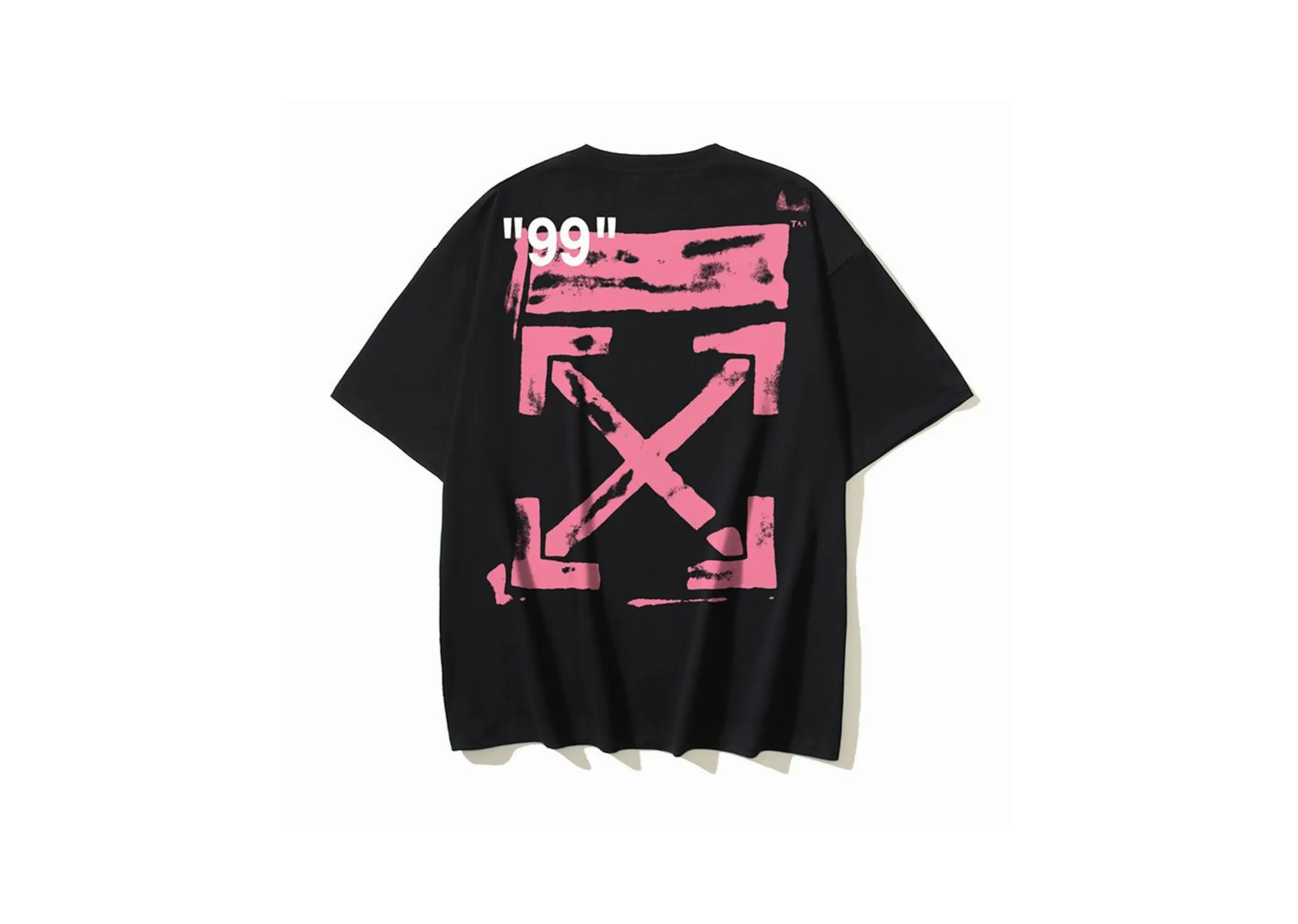 Off-White - Printed 'Impressionism' Black T-Shirt