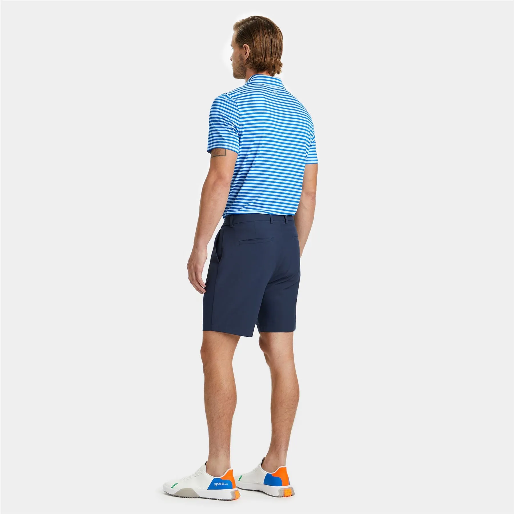 Perforated Stripe Tech Jersey Polo Baja - SS24