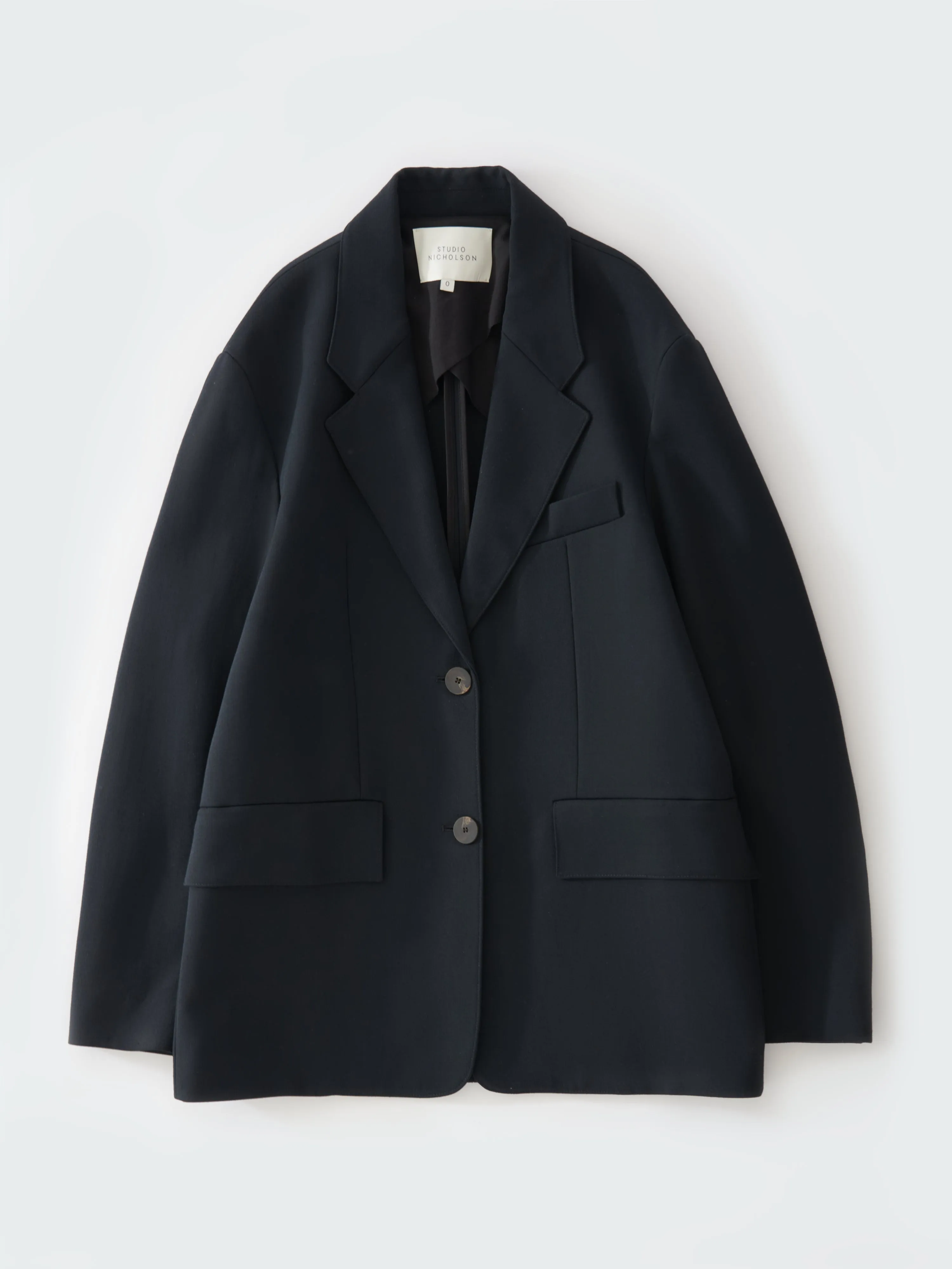 Phelps Wool Jacket in Darkest Navy