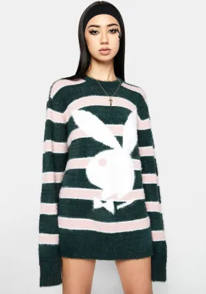 Playboy Faux Mohair Sweater