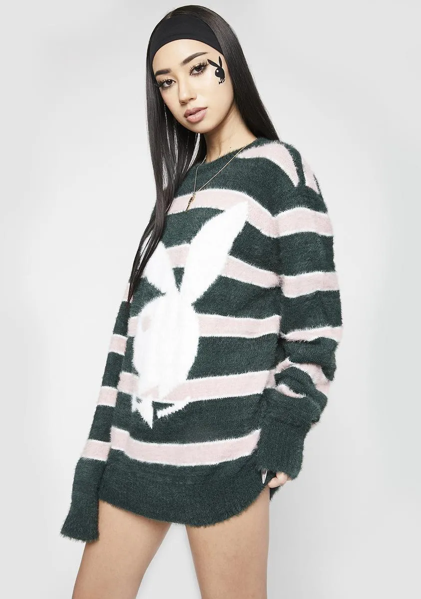 Playboy Faux Mohair Sweater