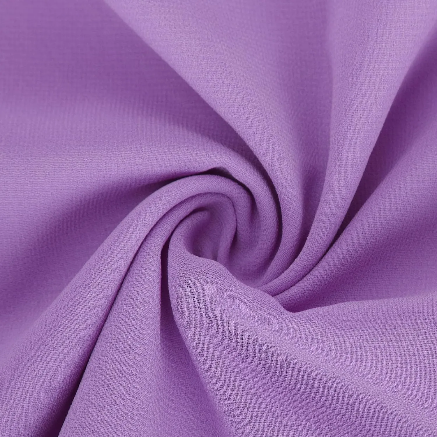 Plus Size Dresses for Women Solid Color Crewneck 3/4 Sleeve Summer Midi Dress Elegant Casual Pleated Chiffon Dress