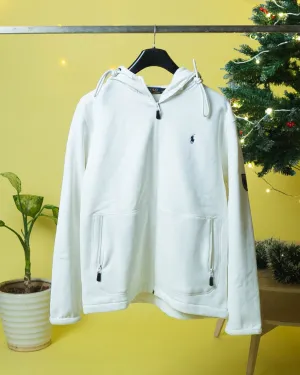Polo Ralph Lauren Zipper Hoodie White
