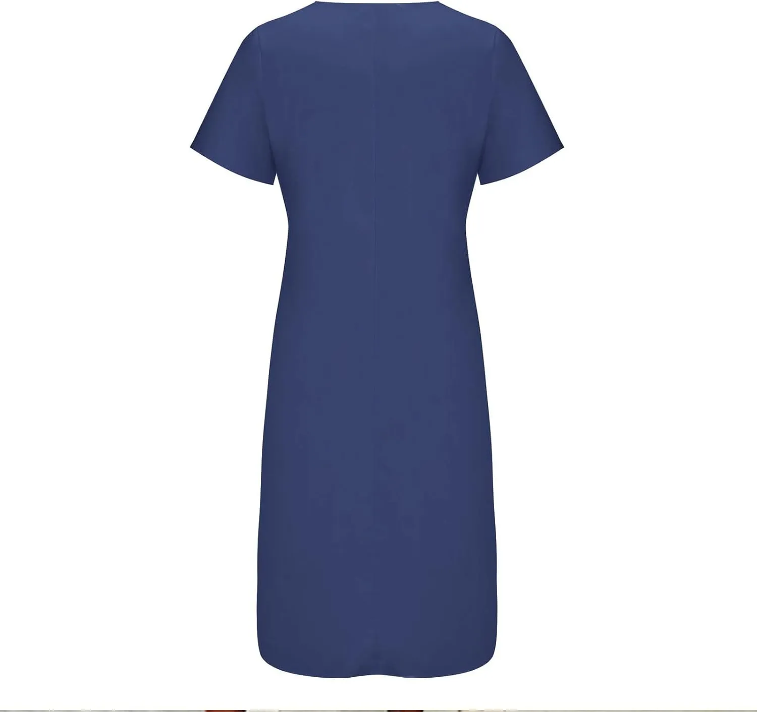 Shirt Dresses for Women Short Sleeve Pleated Summer Maxi Dresses Casual Floral Print Flowy A-Line Beach Sundress