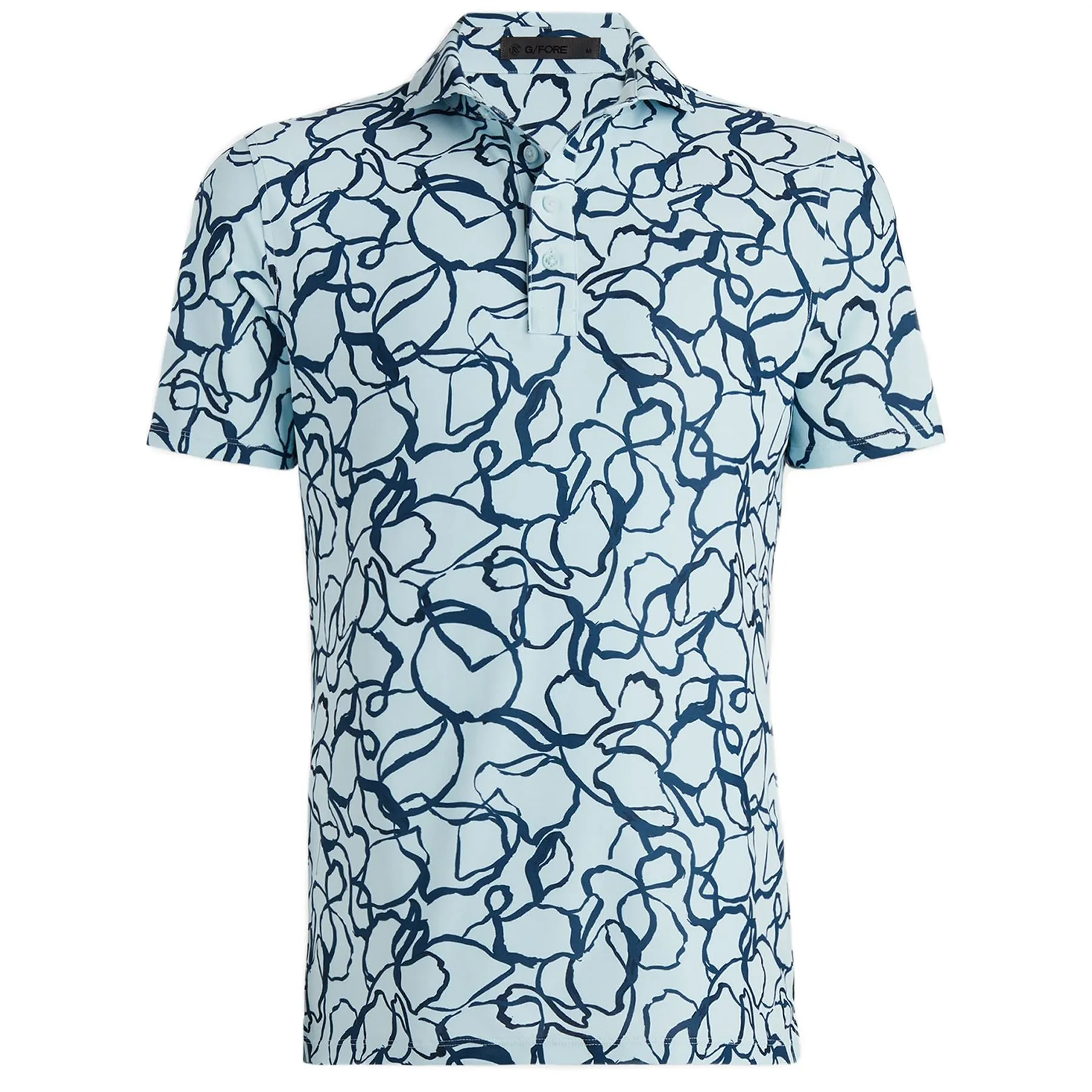 Sketch Floral Tech Pique Polo Daybreak - SS24