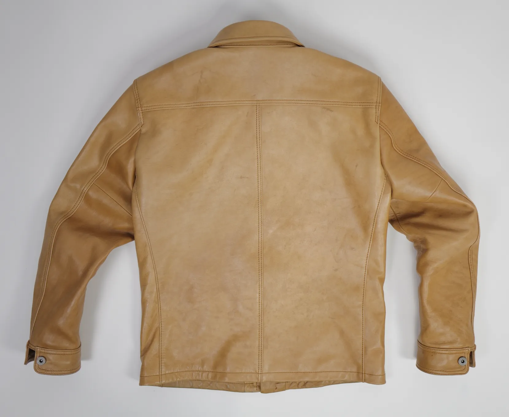 The Shop Vancouver Scar Kakishibu Horsehide Chore Shirt