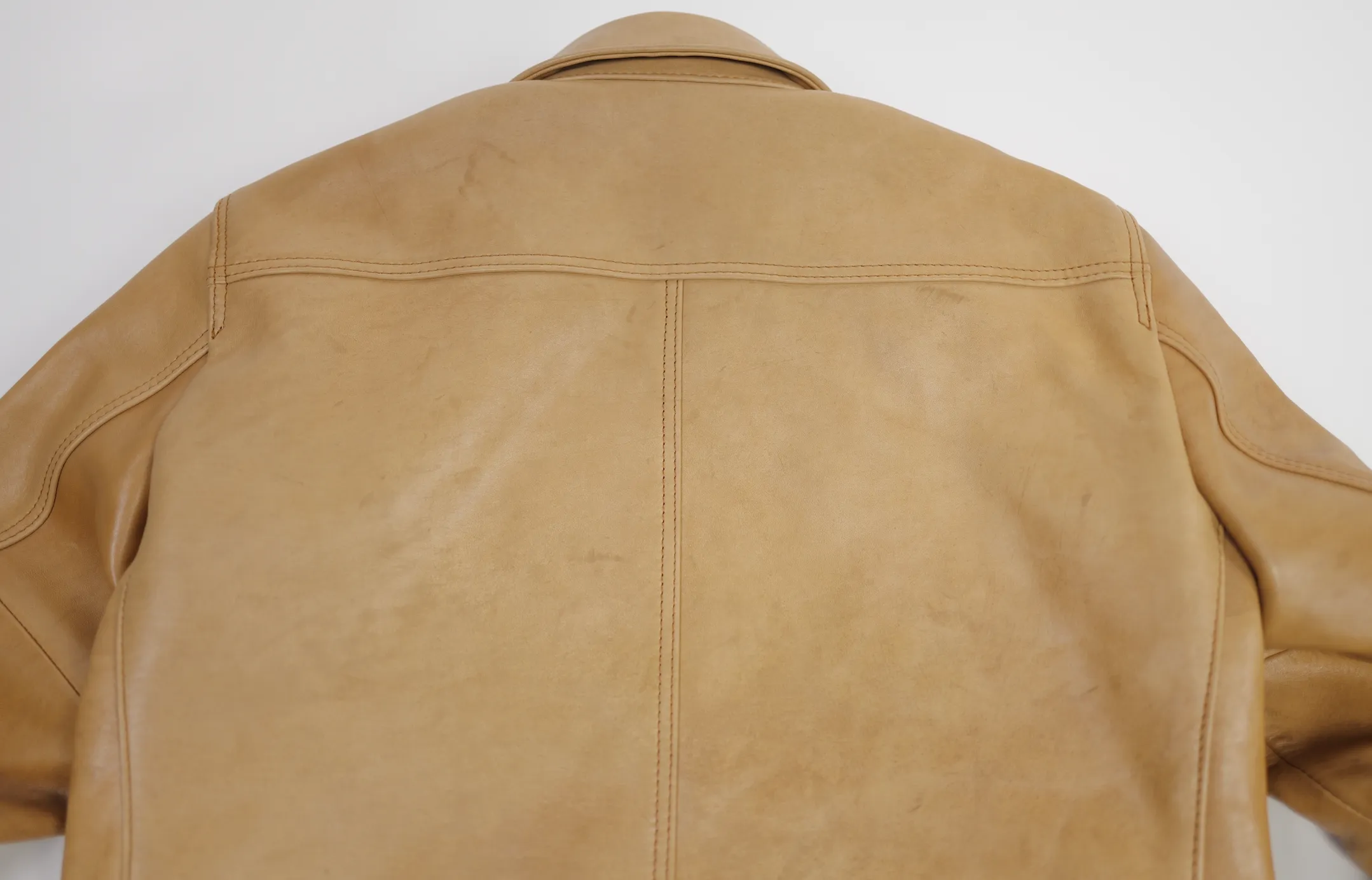 The Shop Vancouver Scar Kakishibu Horsehide Chore Shirt