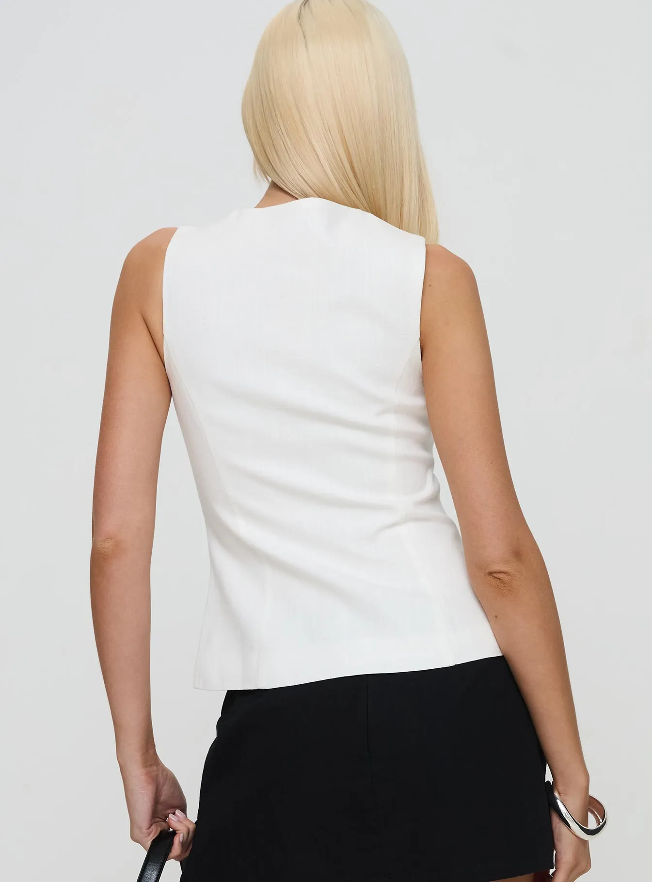 Theodosia Top White