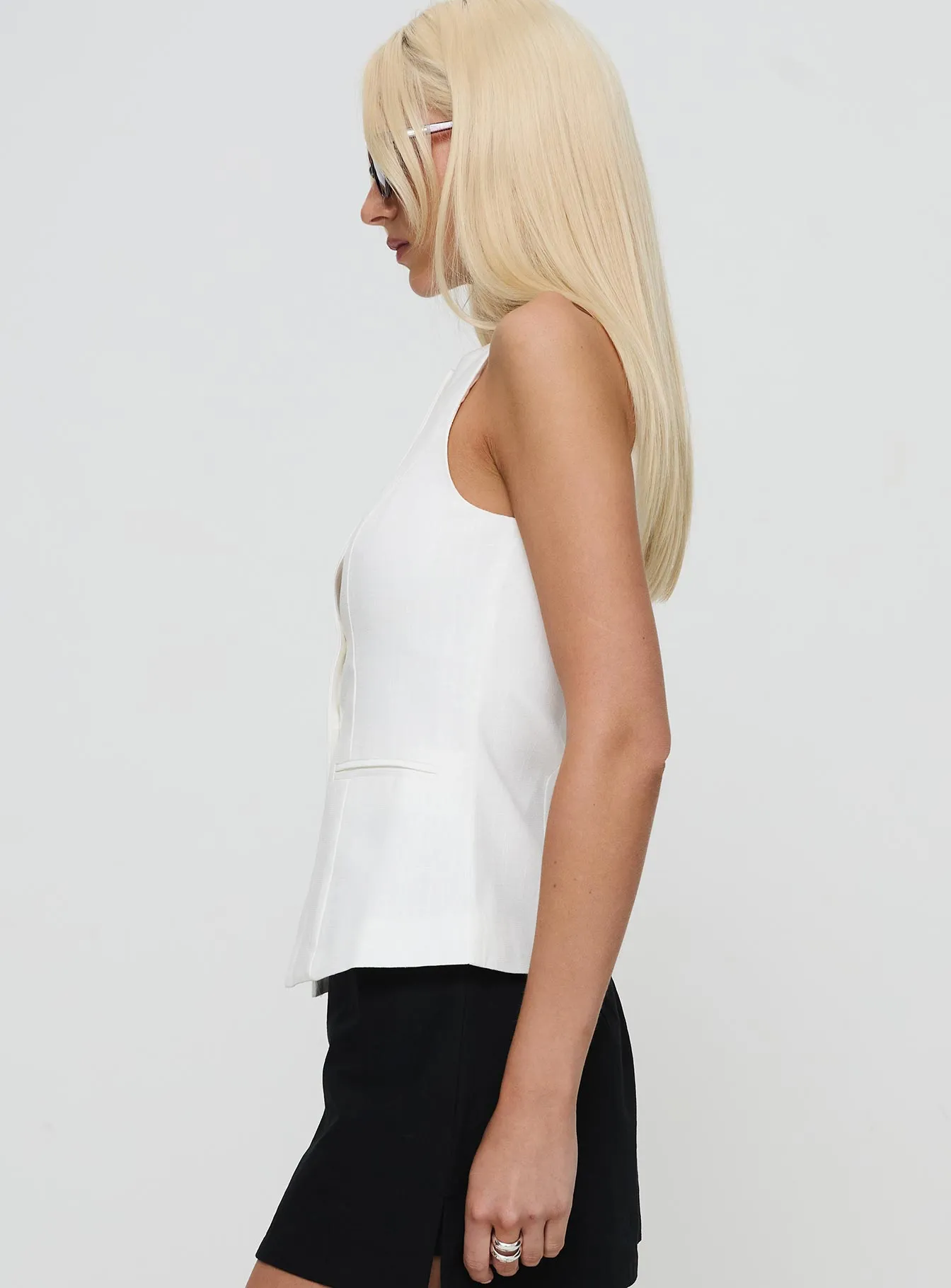 Theodosia Top White