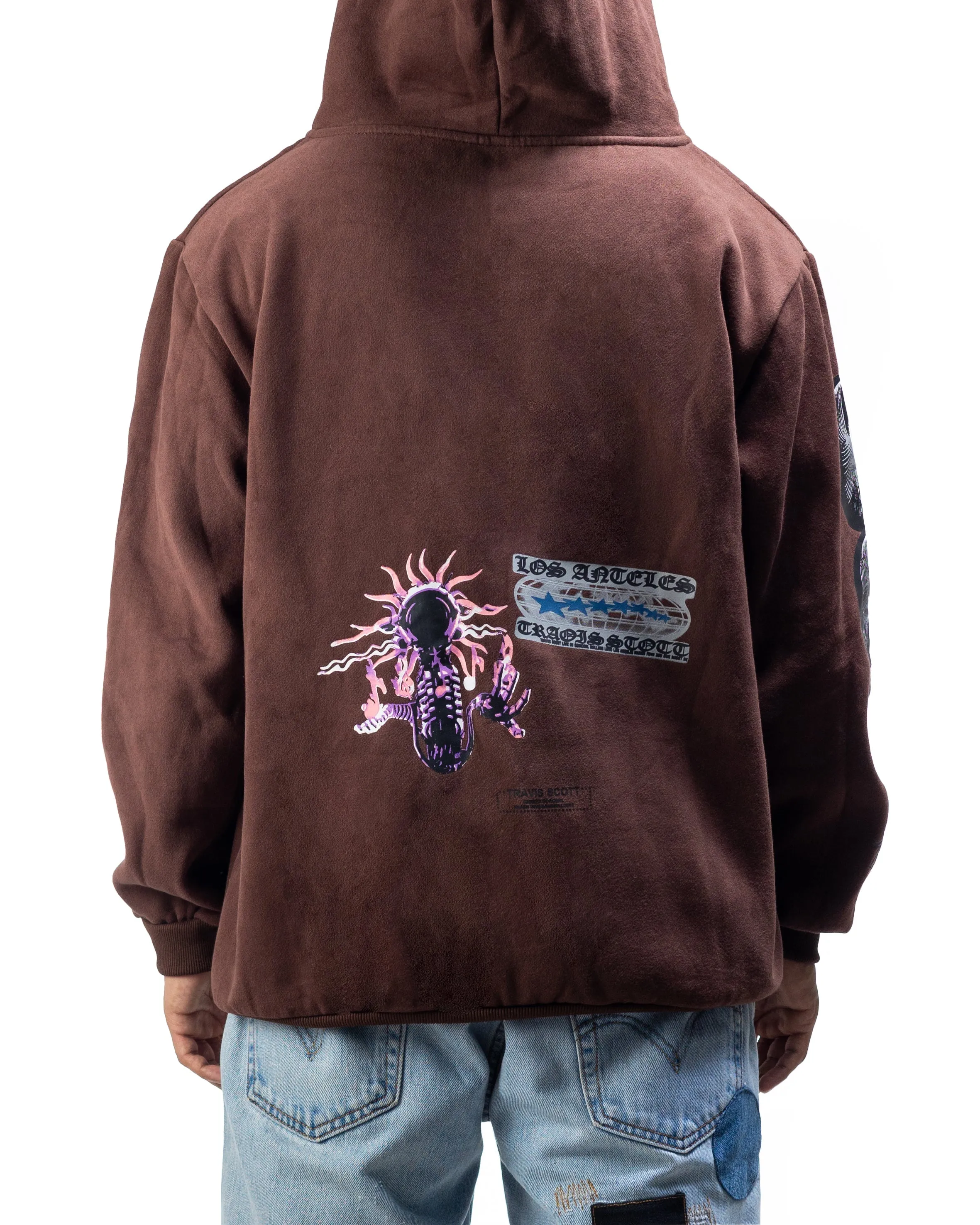 Travis Scott Rolling Loud Live Brown Zipper