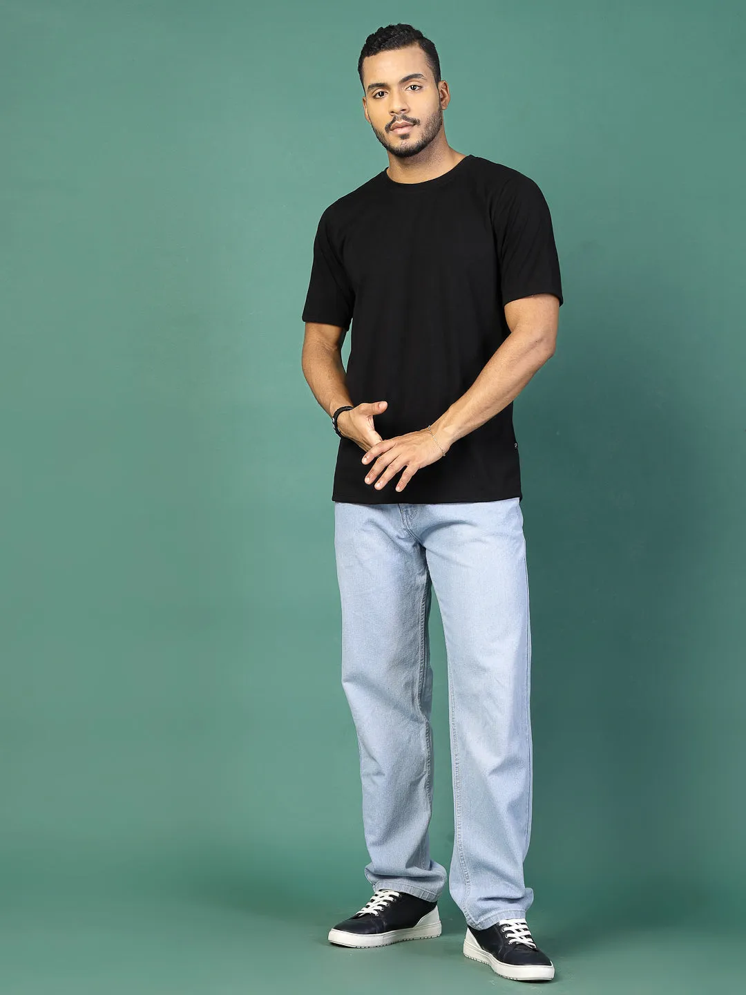 Trendy Oversized Round Neck T-Shirt