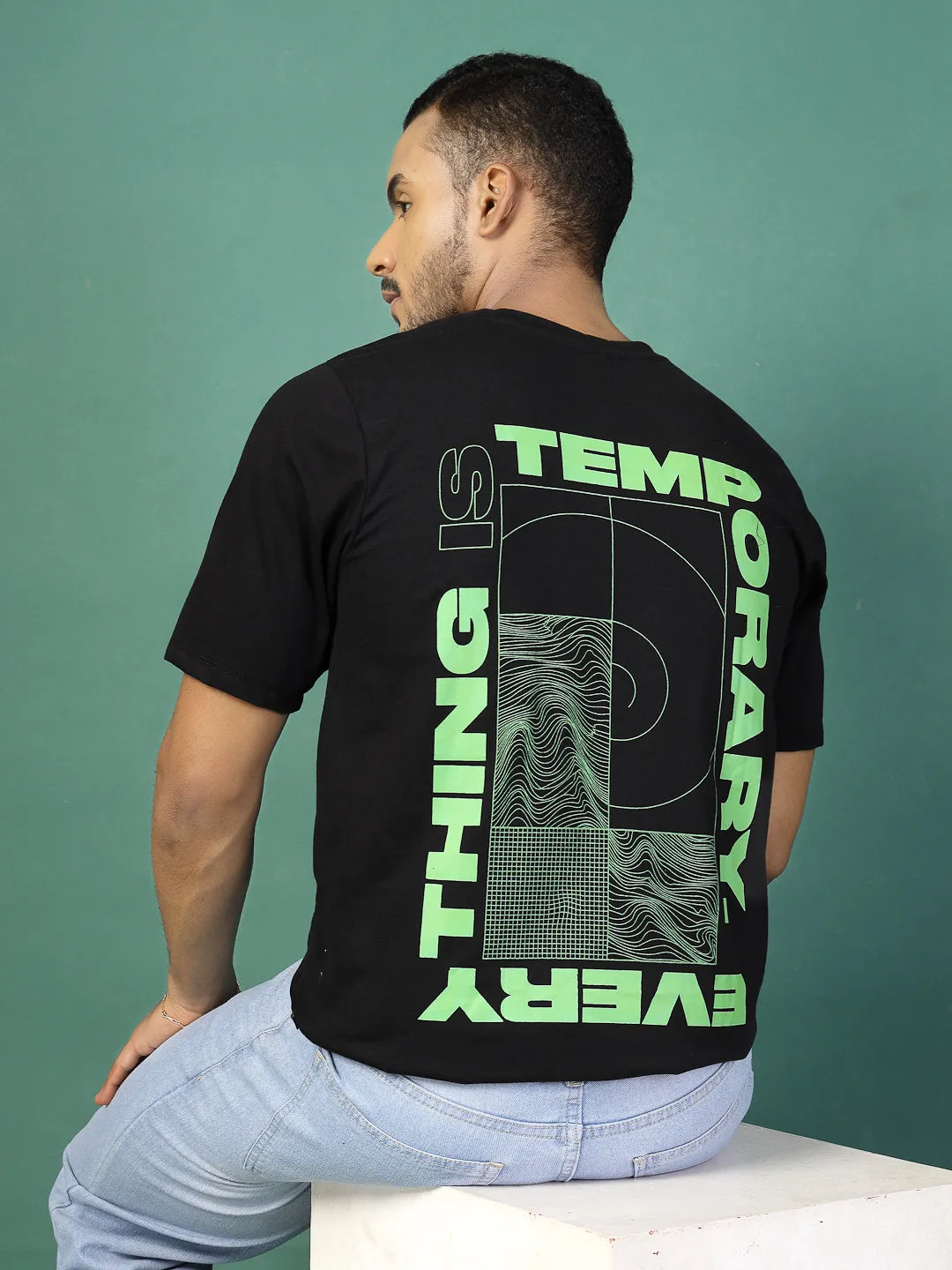 Trendy Oversized Round Neck T-Shirt