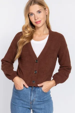 V-neck Sweater Cardigan