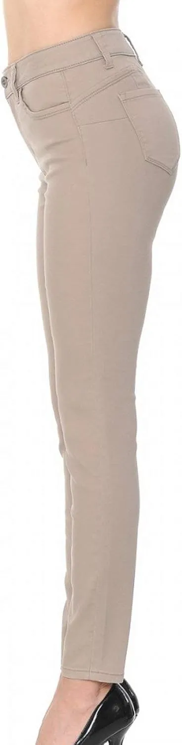 wax jean Push-Up High-Rise Twill Color Pants