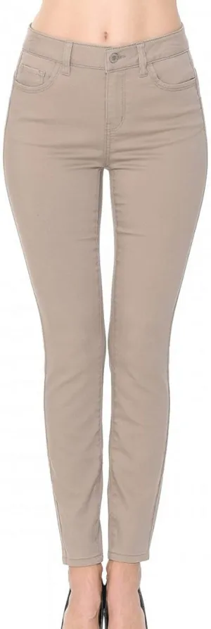 wax jean Push-Up High-Rise Twill Color Pants