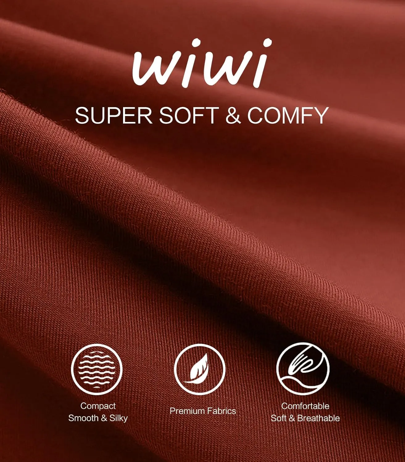 WiWi Women's Wide Leg Pajama Pants Casual Sleep Bottoms Palazzo Yoga Sweatpants Pant with Pockets Viscose from Bamboo S-XXL
