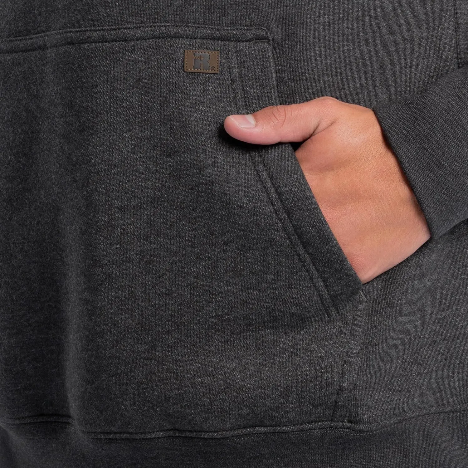 Wrangler Men's Pullover Hooded Sweatshirt with Front Pouch Pocket