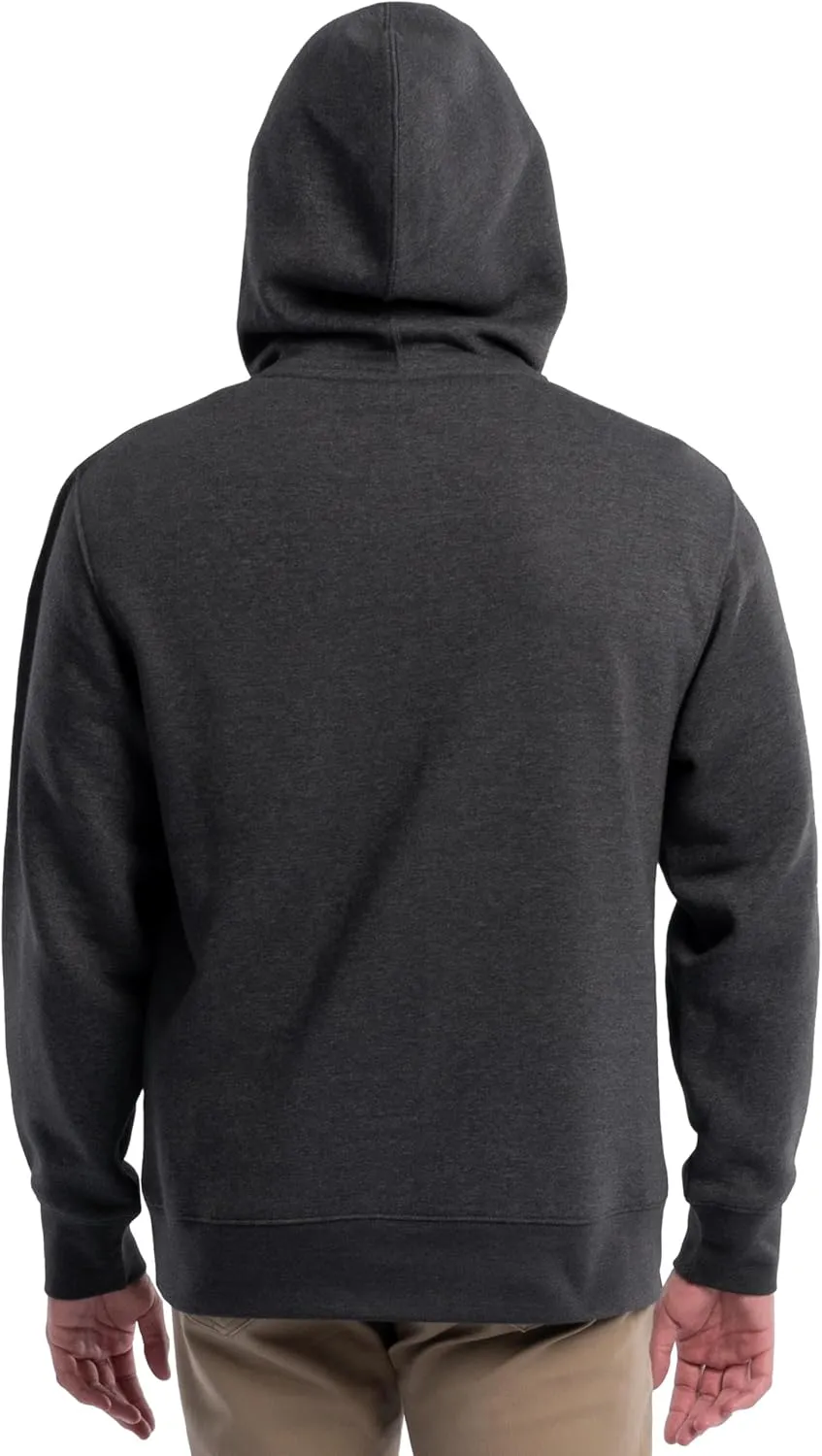 Wrangler Men's Pullover Hooded Sweatshirt with Front Pouch Pocket