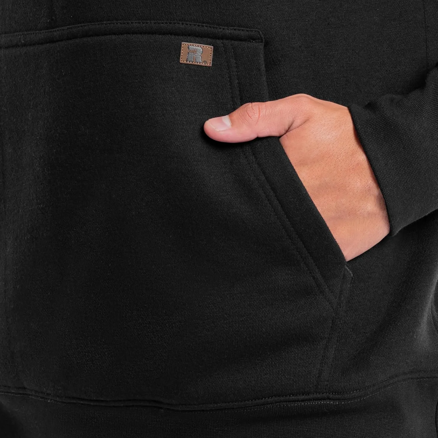 Wrangler Men's Pullover Hooded Sweatshirt with Front Pouch Pocket
