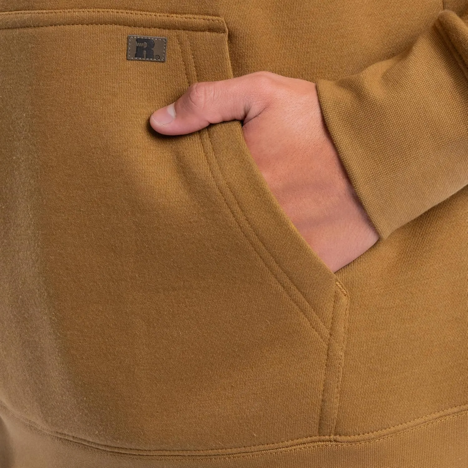 Wrangler Men's Pullover Hooded Sweatshirt with Front Pouch Pocket