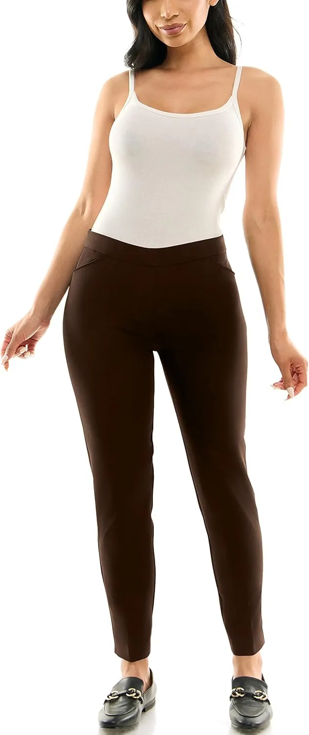 Zac & Rachel Women's Pull-on Ankle Pants with Band